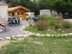 campsite Camping le petit booth